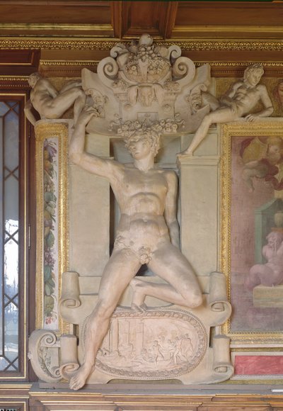 Masculine figure from the Gallery of Francois I by Giovanni Battista Rosso Fiorentino